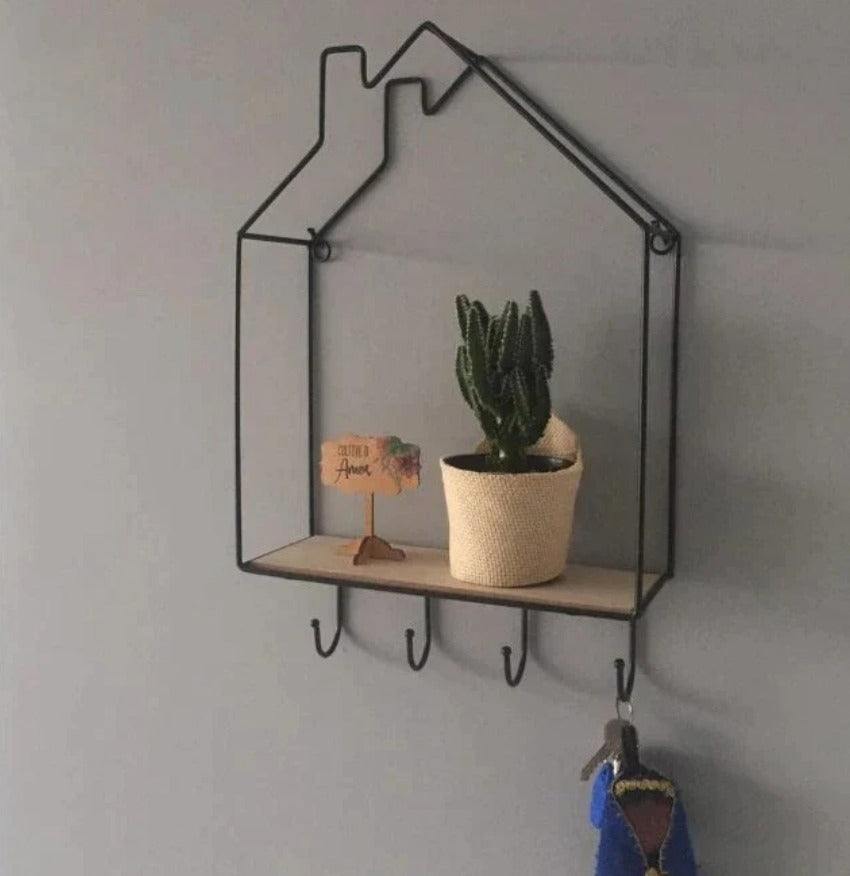 Hut Style Wall Shelf