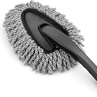 Mini Microfiber Car Duster – Portable Cleaning Brush for Cars