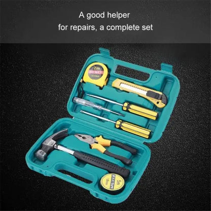 8 in 1 Professional Tool Kit with Storage Box | DIY, Household & Office Repair