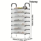 Dustproof Shoe Rack Organizer | 5/6/7 Layer Waterproof Shoe Stand | Space-Saving Storage Shelf for Home