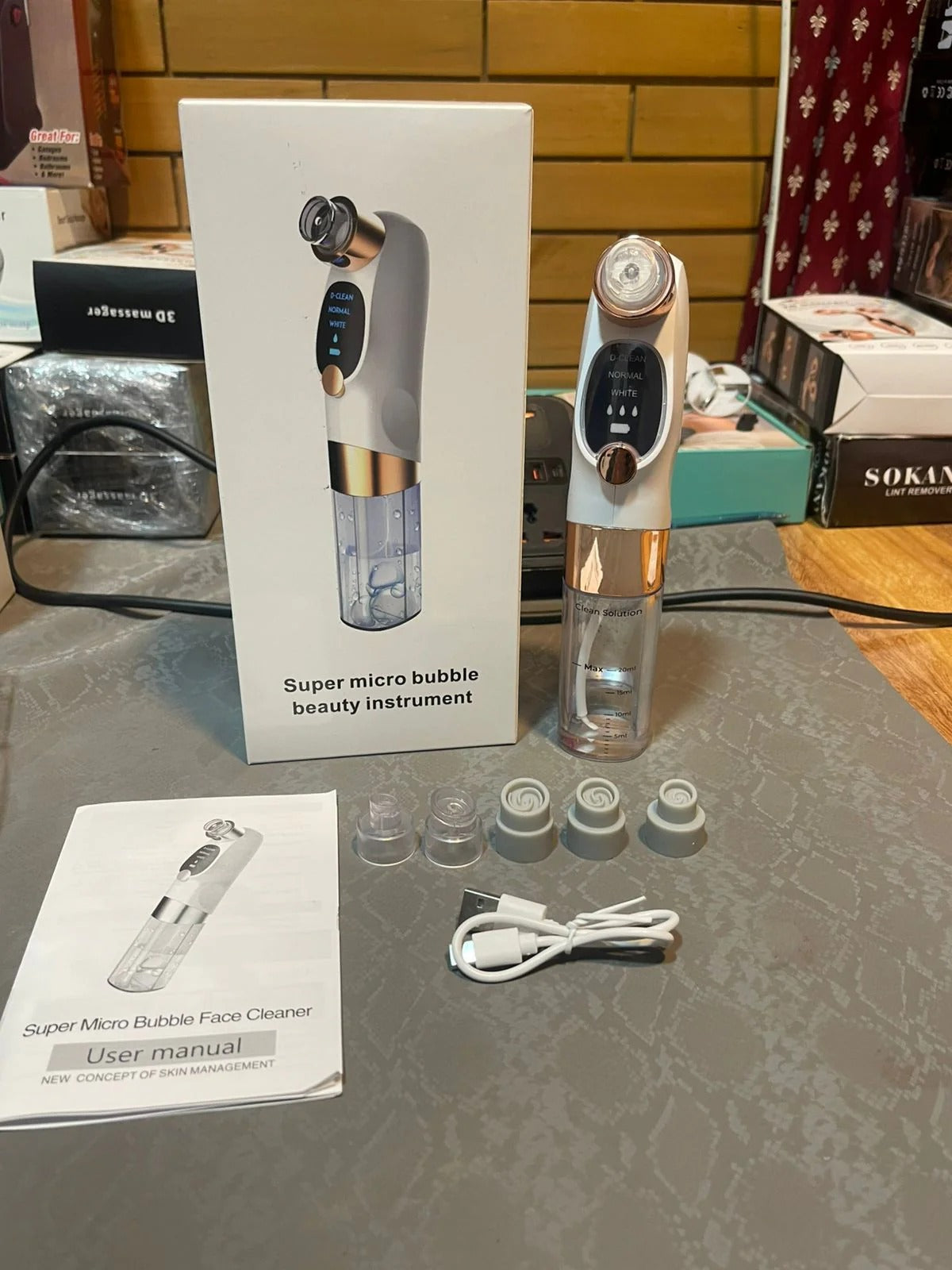 Blackhead Remover Vacuum | Hydra Dermabrasion Pore Cleaner & Acne Suction Device – Bubble Facial