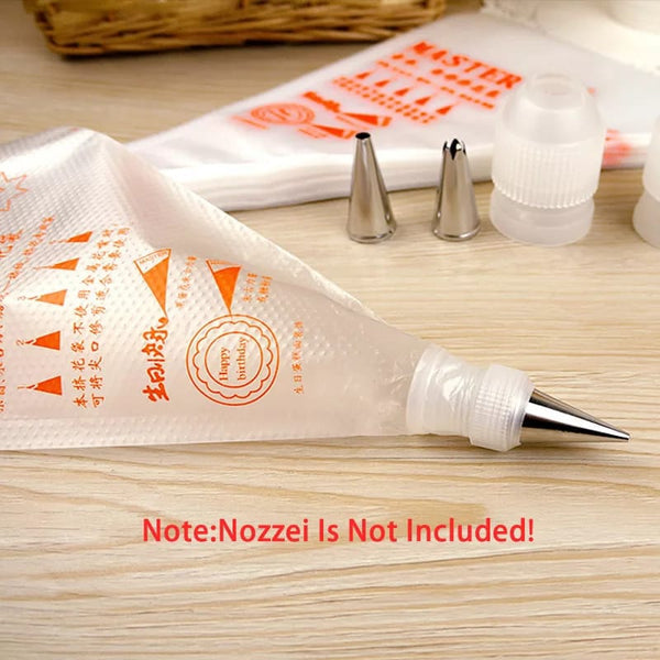 Disposable Cake Piping Bags (Pack of 25) – Flexible Icing & Decorating Bags