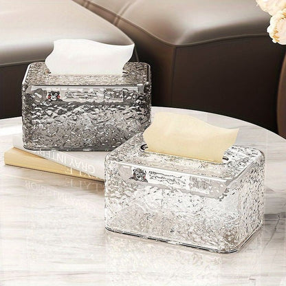 Luxury Rabbit Hammered Tissue Box Cover