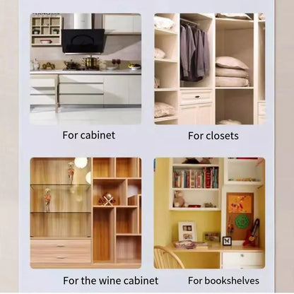 Pack of 4 Punch-free Layered Partition Bracket Triangle Bracket Support Shelf Right Angle Support Paste Screw Hook Clapboard Sticker