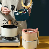 4 Grid Masala Box with Spoons – Spice Storage Organizer