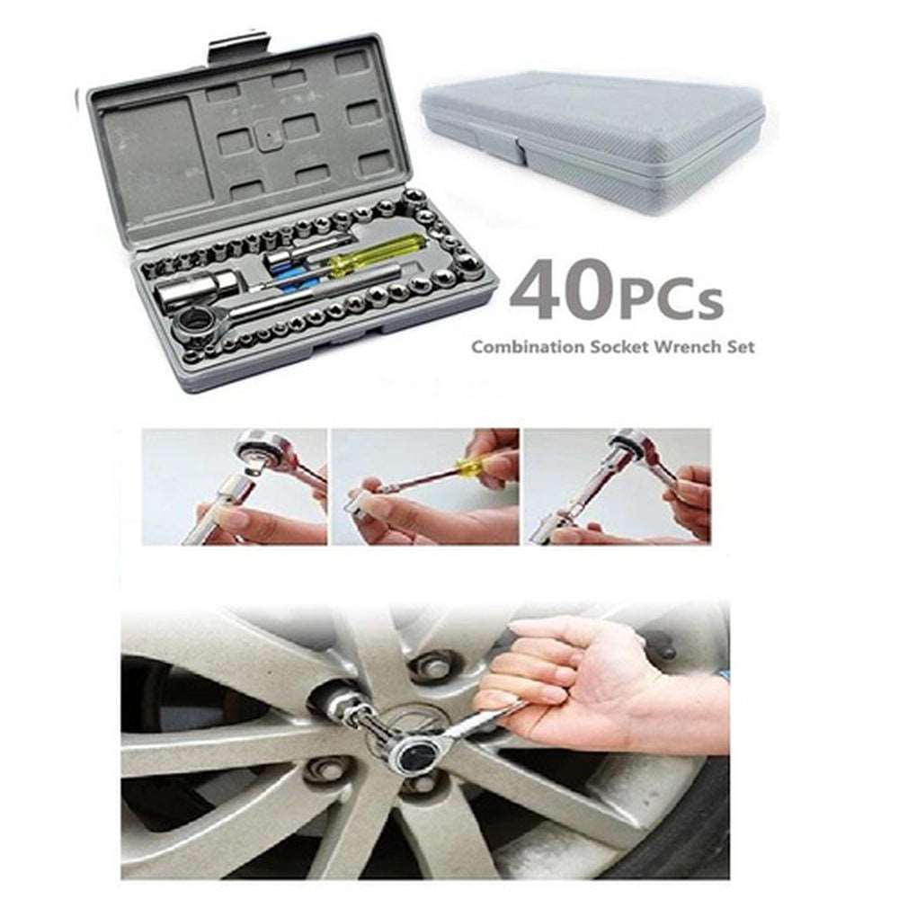 40 Pcs Combination Socket Toolkit