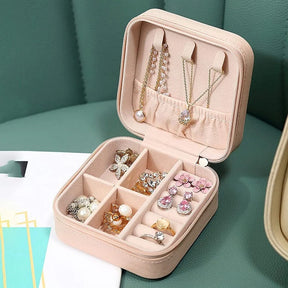 Travel Mini Jewelry Organizer – Portable Storage Box for Accessories