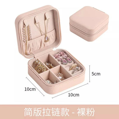 Travel Mini Jewelry Organizer – Portable Storage Box for Accessories