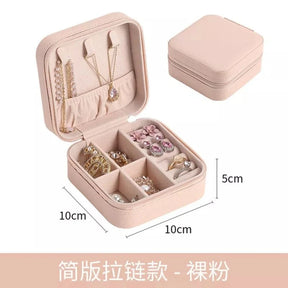 Travel Mini Jewelry Organizer – Portable Storage Box for Accessories