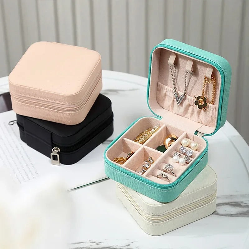 Travel Mini Jewelry Organizer – Portable Storage Box for Accessories