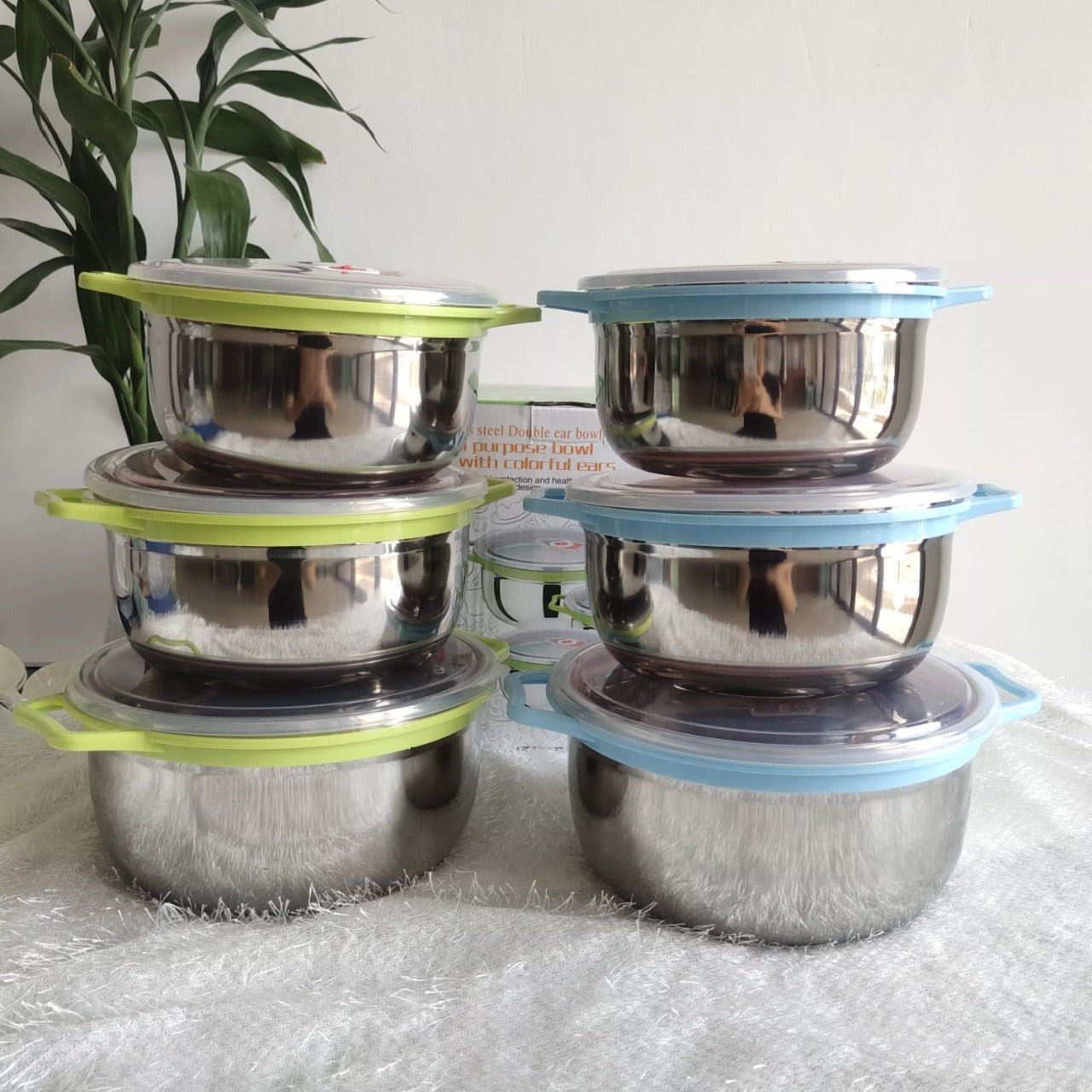 3-Piece Stainless Steel Mixing Bowls – Durable & Multi-Purpose Kitchen Set