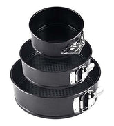 3-Piece Round Cake Pan Set – Non-Stick Baking Pans for Layered & Tiered Cakes