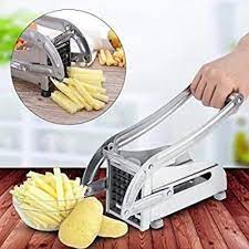 Potato Chipper – French Fries & Wedges Cutter with 2 Blades