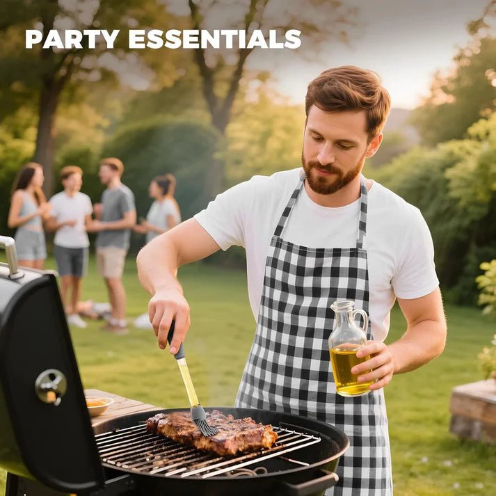 Heat‑Resistant Silicone Basting Brush for BBQ, Baking & Cooking