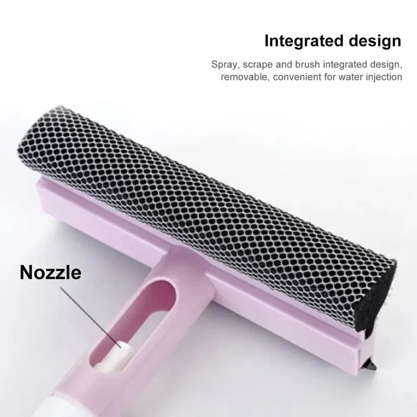 Window Cleaning Wiper with Water Spray