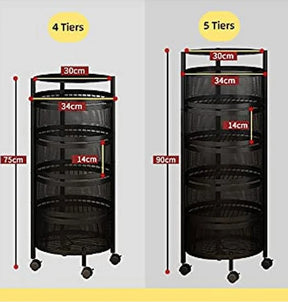 Premium Quality Rotating Basket Organizers