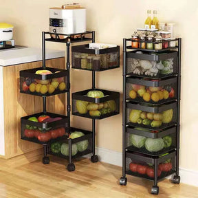 Premium Quality Rotating Basket Organizers