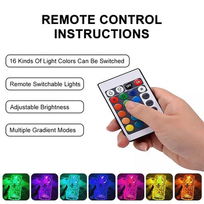 3d Diamond Touch Lamp (16 colors)