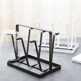 Heavy-Duty Metal 6-Holder Glass Stand – Durable & Strong