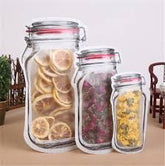 Mason Jar Bag with Zipper (Pack of 3)