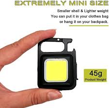 COB Rechargeable Key Chain Light – Portable Mini LED Lamp