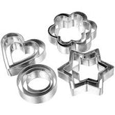 Stainless Steel Cookie Cutter (Pack of 12)