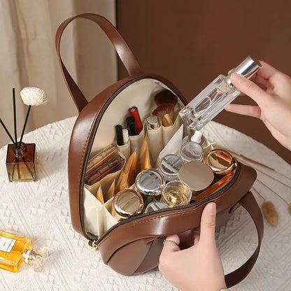 Portable Cosmetic Handbag | Shell-Design Makeup Storage Pouch