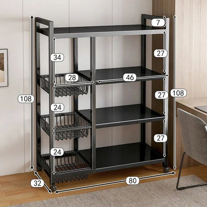 Multi-Functional Kitchen Storage Rack – Counter & Cabinet Organizer - Emperial Homes
