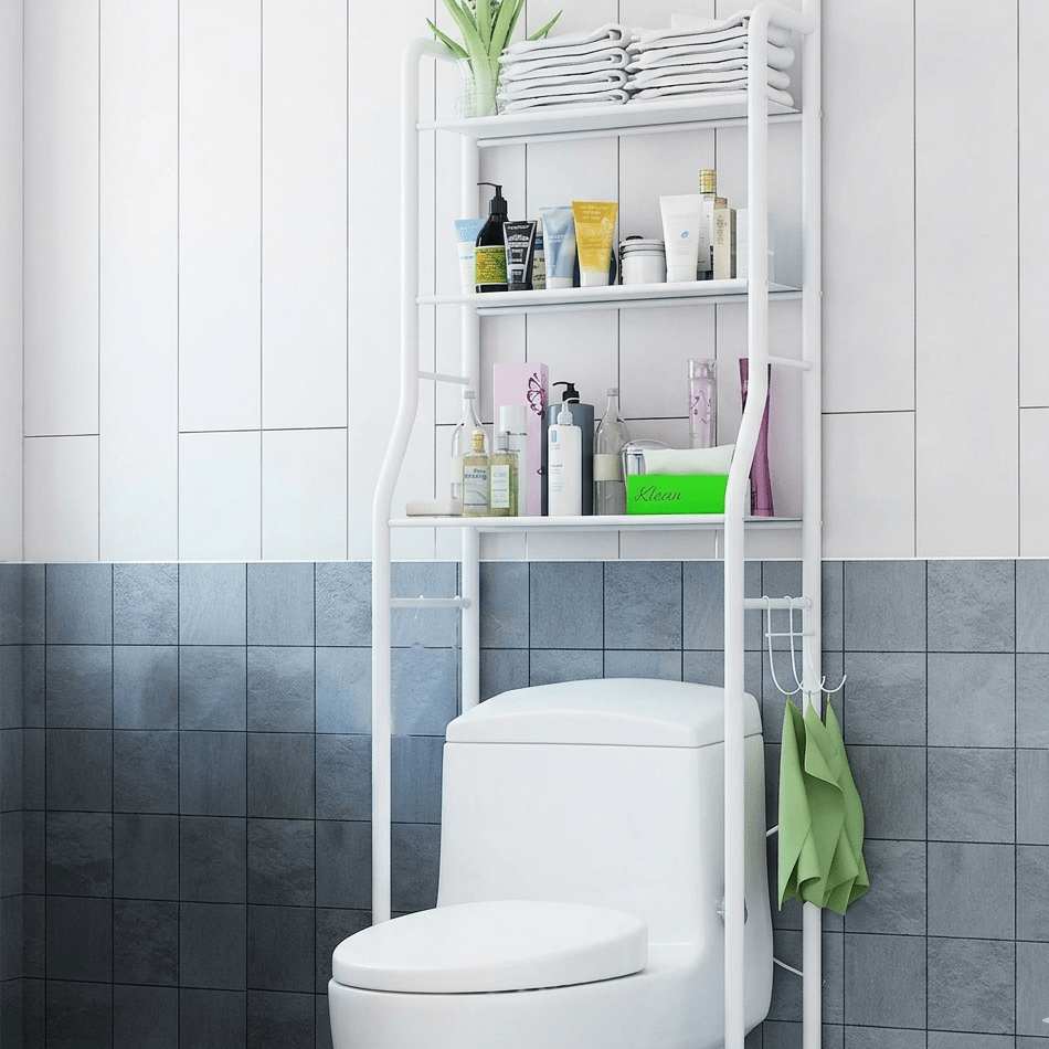 3-Tier Over Toilet Storage Rack & Bathroom Organizer | Emperial Homes
