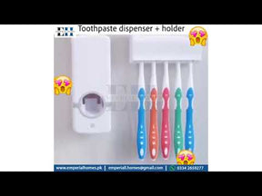 Toothpaste Dispenser With Holder