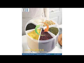 6 In 1 Food Container Cereal Dispenser (10 KG)