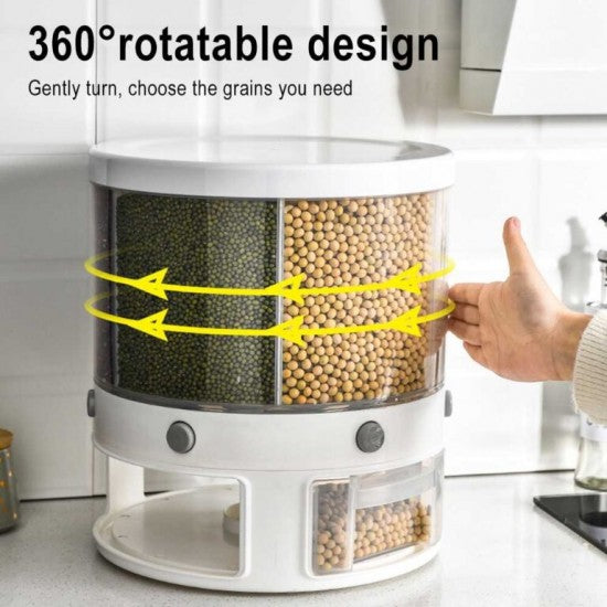 6 In 1 Food Container Cereal Dispenser (10 KG)