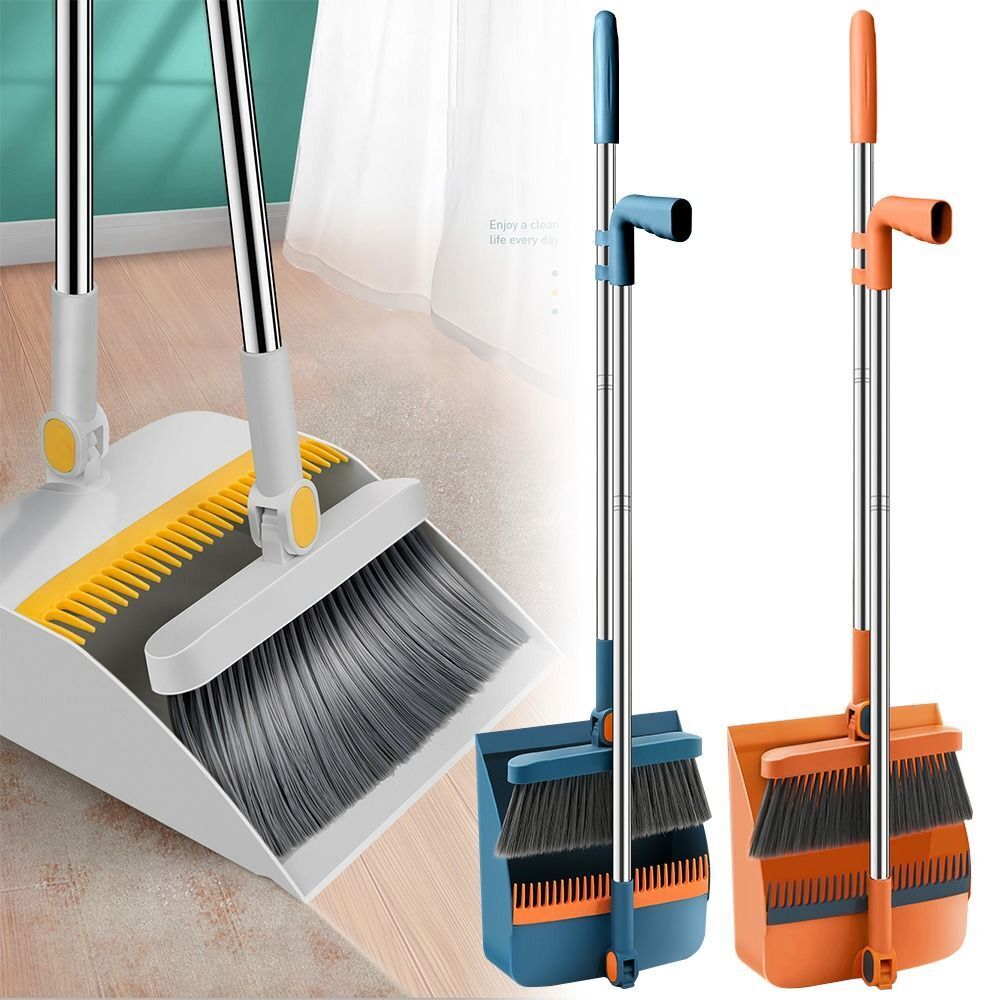 Broom With Dust Pan Set