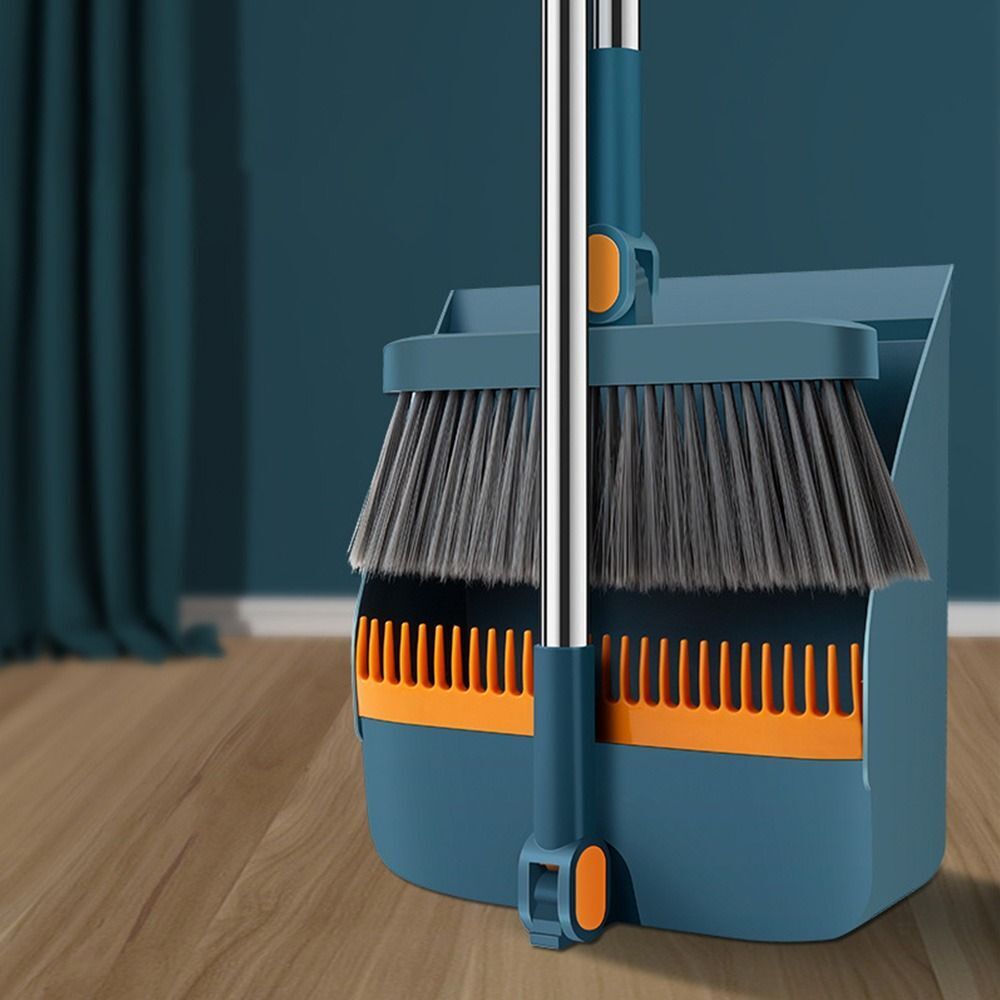 Broom With Dust Pan Set