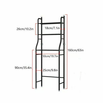3-Tier Over Toilet Storage Rack & Bathroom Organizer | Emperial Homes