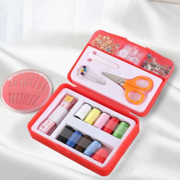 85 Pcs Sewing Tool Kit – Portable Needle & Thread Set with Scissors, Pins, Buttons & Accessories