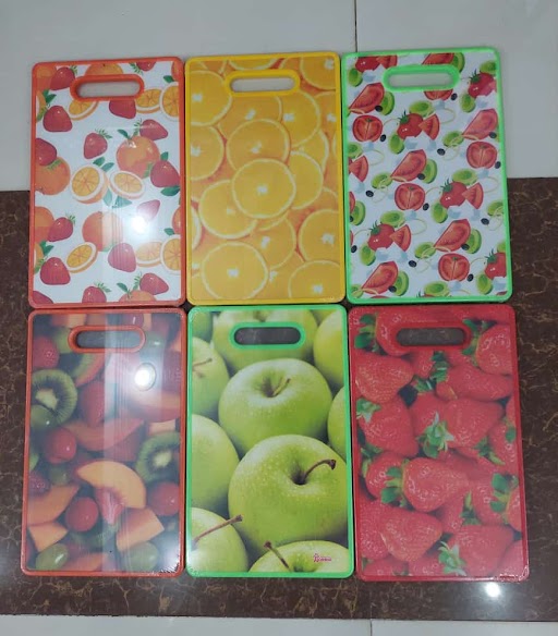 Fruit Print Cutting Board