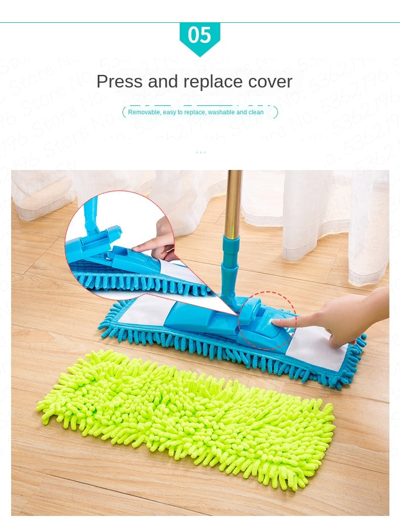 Telescopic Microfiber Flat Mop