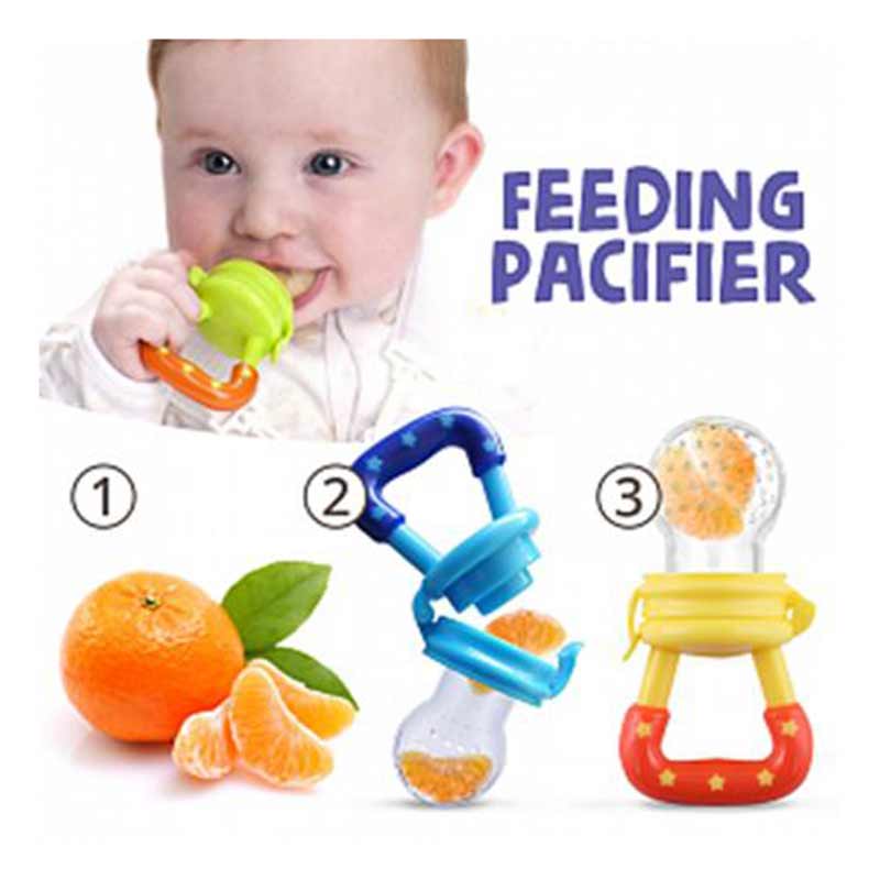 Spoon Feeder, Pacifier with Baby Knee Pad (3 in 1 Deal)