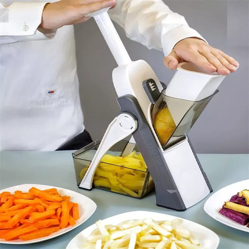 ONCE FOR ALL Safe Mandoline Slicer - Manual Fruit & Vegetable Cutte –  ONCEFORALL