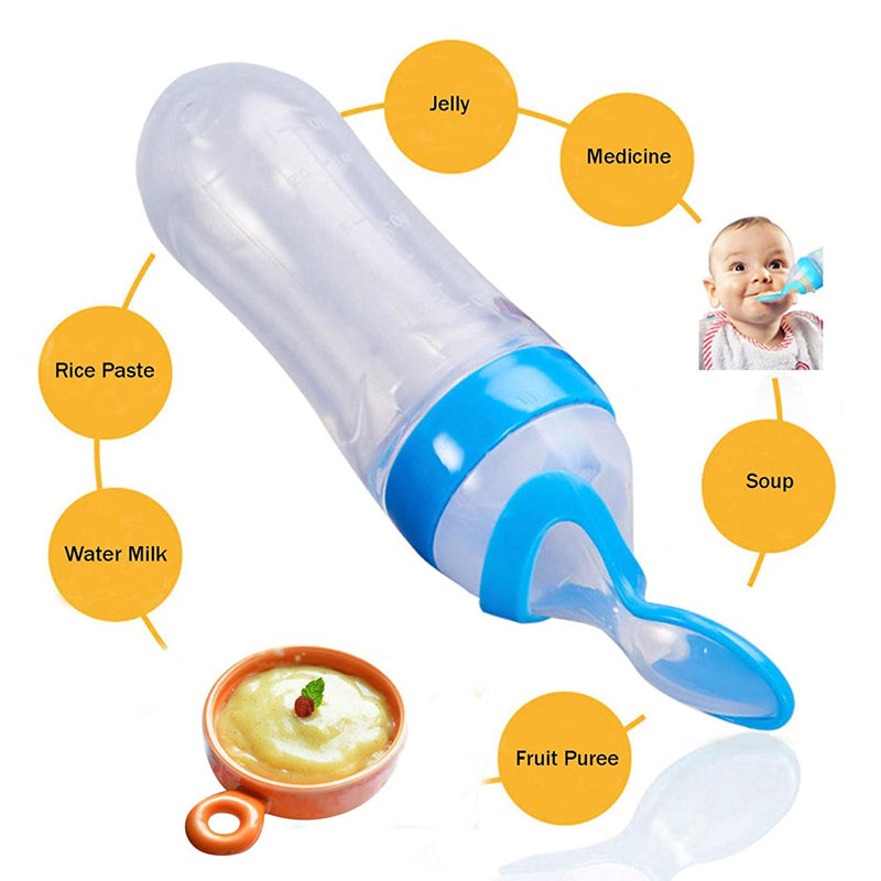 Spoon Feeder, Pacifier with Baby Knee Pad (3 in 1 Deal)