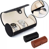 3 Slot Leather Watch Box