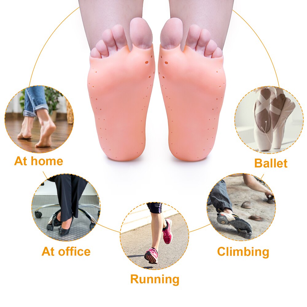 Silicone Moisturizing Gel Socks