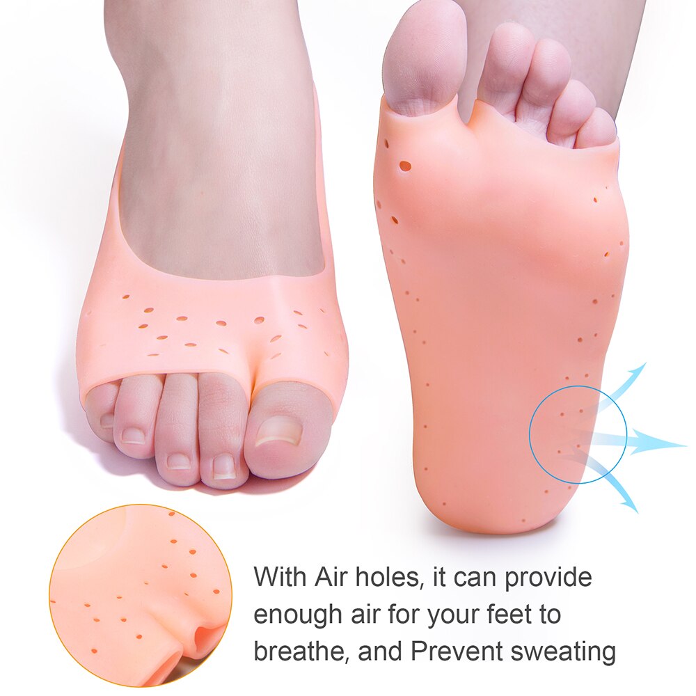 Silicone Moisturizing Gel Socks