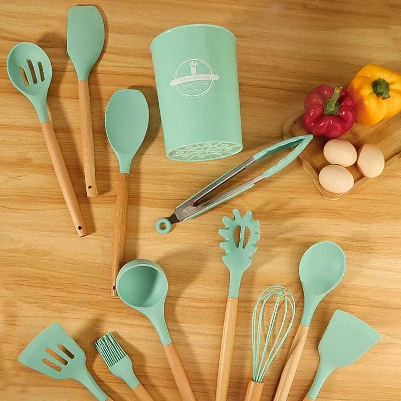 12 pcs Silicone Utensil Set