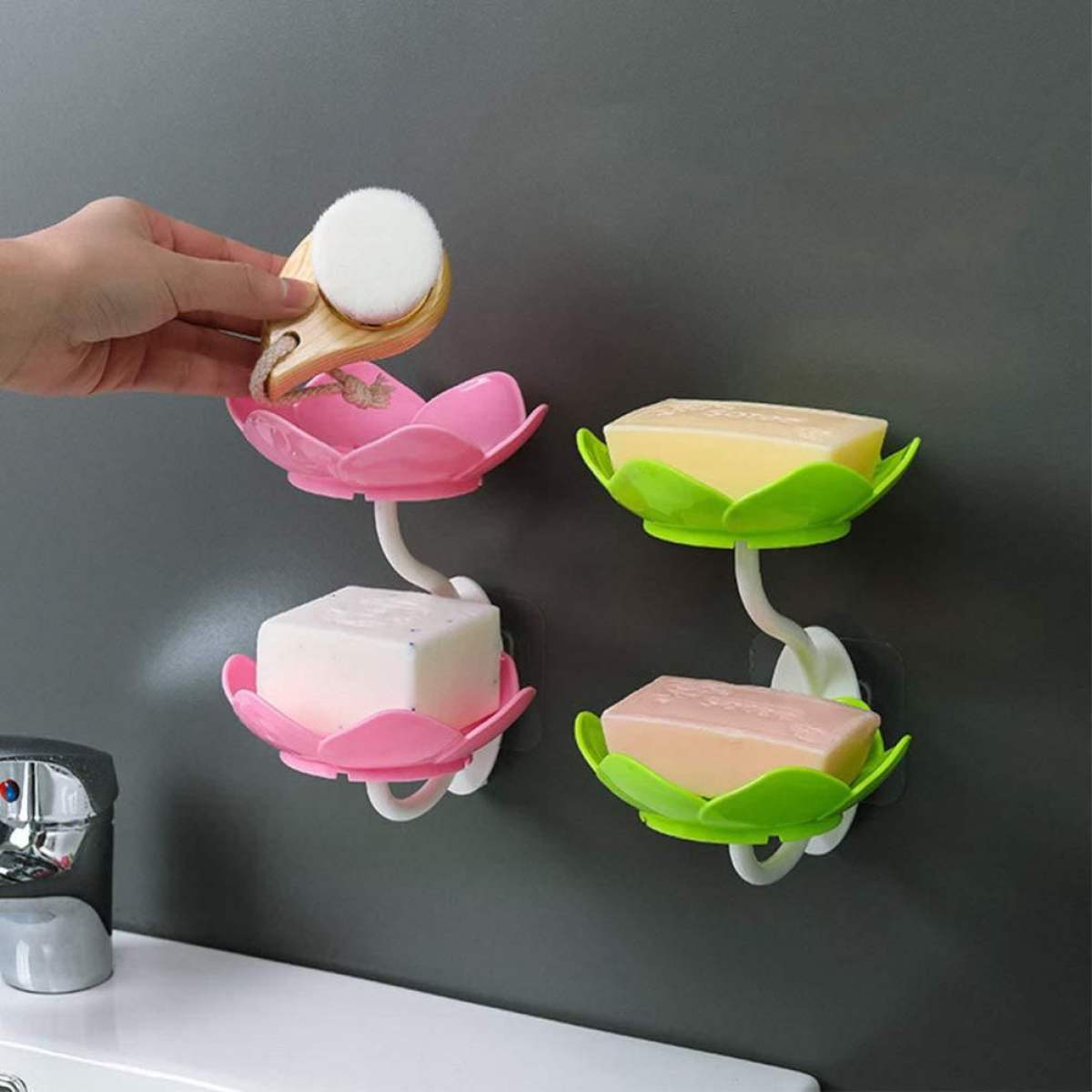 Flower-Shaped-Soap-Holder