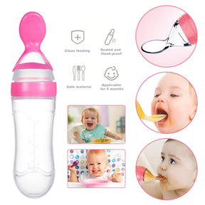 Spoon Feeder, Pacifier with Baby Knee Pad (3 in 1 Deal)